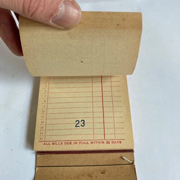 Lot Vintage 1940's Flink's Jack Sprat Food Store Invoice Book Receipt Ledger Ad - Picture 7 of 8